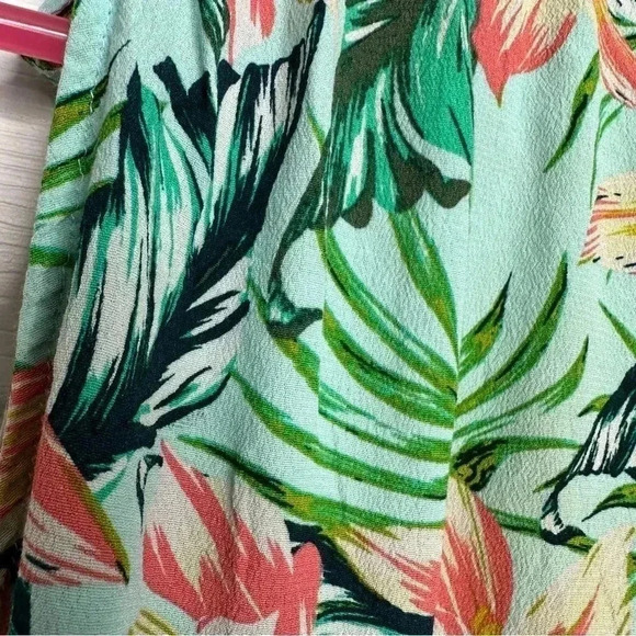 Minkpink Sunshine Coast Floral Print Tie Neck Halter Swing Top Size Small - Picture 13 of 16